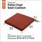 Classic Accessories Ravenna Water-Resistant Patio Chair Seat Cushion, 18 x 18 x 2 Inch, Spice 62-191-011703-EC - alternate 7